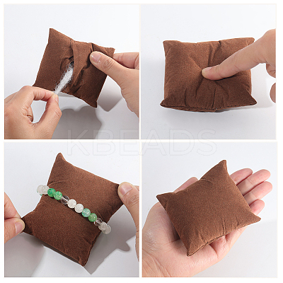 4Pcs Lint Cloth Bracelet and Watch Pillow Jewelry Displays FIND-BBC0004-32C-1