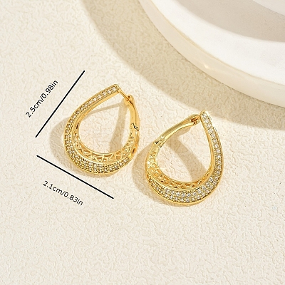 Brass Stud Earrings KY1239-1