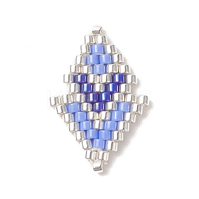 Handmade Loom Pattern Seed Beads PALLOY-MZ00093-1