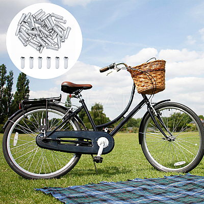 200Pcs 4 Style Nylon & Plastic & Aluminium Alloy & Brass Bike Brake Cable End Caps FIND-CA0005-48-1