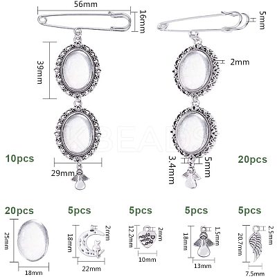 DIY Brooch Making DIY-PH0025-40-1