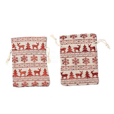 Cotton Gift Packing Pouches Drawstring Bags X-ABAG-B001-01B-07-1