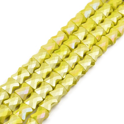 AB Color Plate Glass Beads Strands EGLA-P051-06A-B01-1