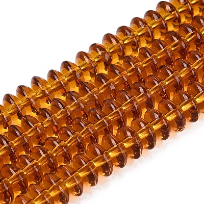 Transparent Glass Beads Strands GLAA-Q113-02A-A06-1