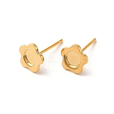 304 Stainless Steel Studs Earrings STAS-H193-02G-1