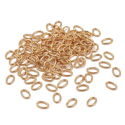 Brass Open Jump Rings KK-F824-109B-G-1