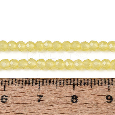 Imitation Jade Glass Beads Strands GLAA-T028-3mm-11J-1