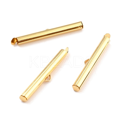 304 Stainless Steel Slide On End Clasp Tubes STAS-C044-08E-G-1