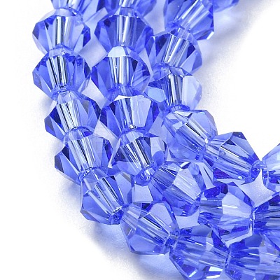 Transparent Electroplate Glass Beads Strands LS-GLAA-F029-2mm-C07-1