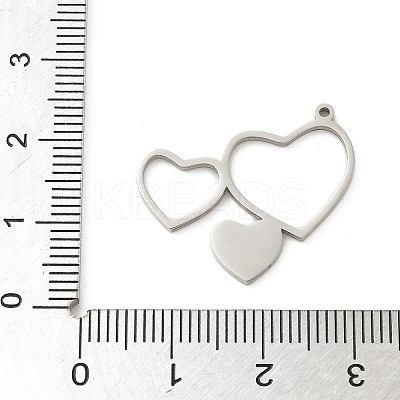 201 Stainless Steel Pendants STAS-R133-01P-05-1