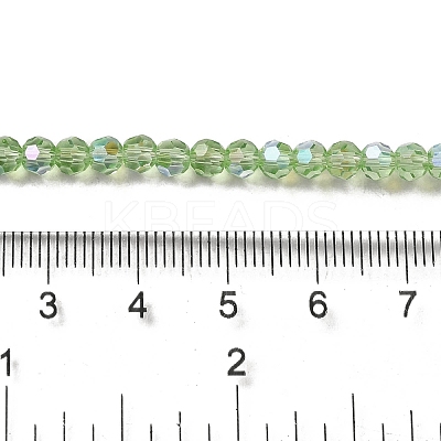 Electroplate Transparent Glass Beads Strands LS-EGLA-A035-T4mm-L09-1