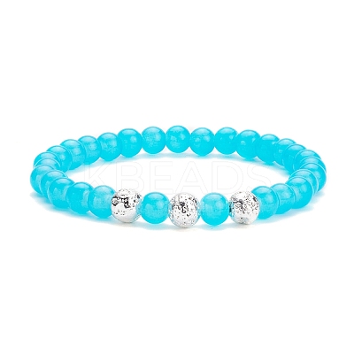 Handmade Polymer Clay Heishi Beads Stretch Bracelets Set BJEW-JB07390-1