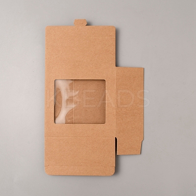 Square Cardboard Paper Gift Box CON-WH0092-68B-01-1