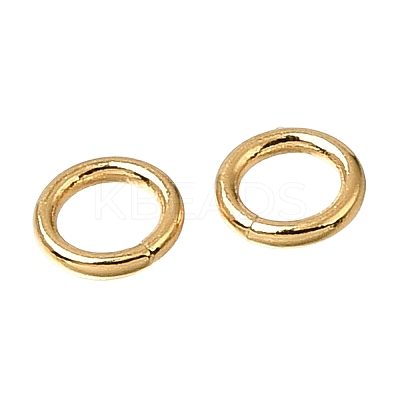 Brass Open Jump Rings KK-CBA1A60-06A-G-1