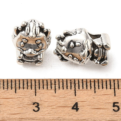 Tibetan Style Alloy European Beads PALLOY-M217-07AS-1