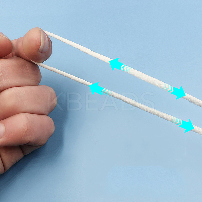 1/8 inch Round Nylon Elastic Band for Mouth Cover Ear Loop OCOR-E023-05A-1