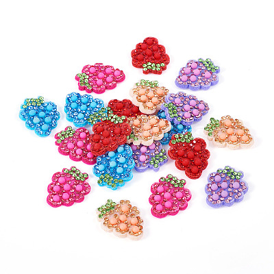 20Pcs 5 Colors Rhinestone Patches PATC-TA0001-07D-1