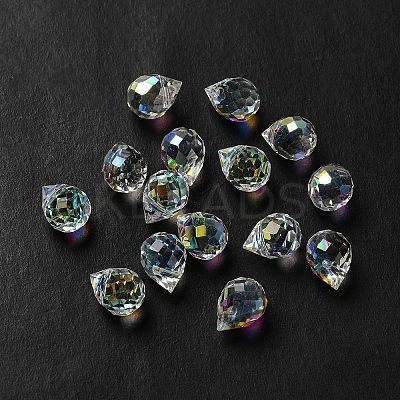 Electroplated Glass Beads GLAA-K062-01A-FR05-1