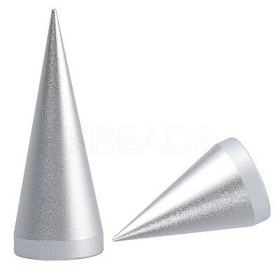 2Pcs 2 Styles Alloy Ring Display Stands RDIS-BBC0001-01P-1