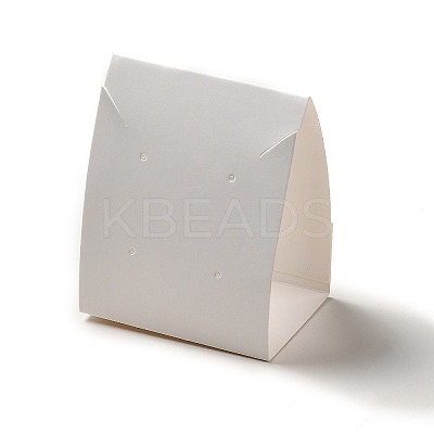 Rectangle Foldable Paper Jewelry Display Cards EDIS-E011-01A-1