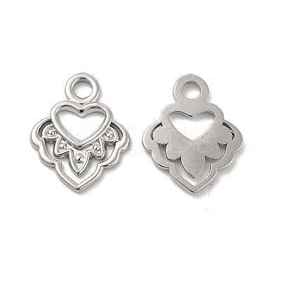 Non-Tarnish 304 Stainless Steel Pendants STAS-B032-08P-1