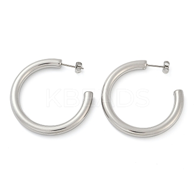 202 Stainless Steel Stud Earring EJEW-C131-02P-1