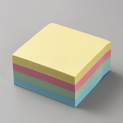 400 Sheets 4 Colors Paper Sticky Note Pads DIY-WH0453-99-1