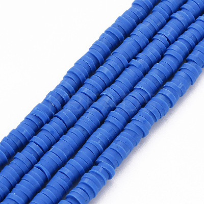 Handmade Polymer Clay Bead Strands X-CLAY-T002-4mm-67-1