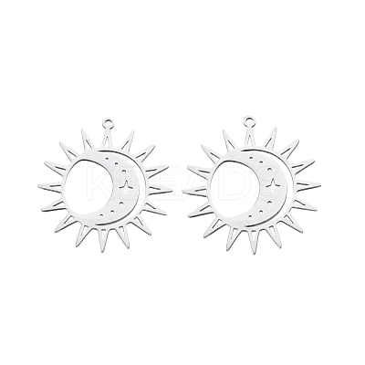 Non-Tarnish 201 Stainless Steel Pendants STAS-N090-LA901-1-1