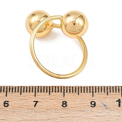 Brass Cuff Rings for Women RJEW-Z113-18G-1