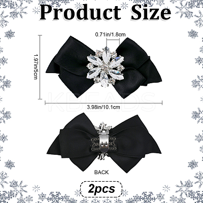 1 Pair Polyester Shoe Decorations AJEW-GF0009-14-1
