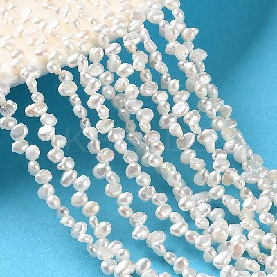 Natural Cultured Freshwater Pearl Beads Strands PA-CBABE82-02B-1