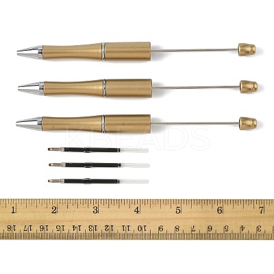 10Pcs ABS Plastic & Iron Ball-Point Pen AJEW-FS0001-41B-1