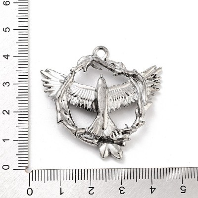Tibetan Style Alloy Pendants FIND-U006-14AS-08-1