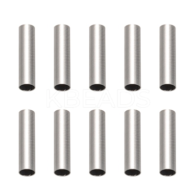 Tarnish Resistant 304 Stainless Steel Tube Beads X-STAS-G071-32P-1