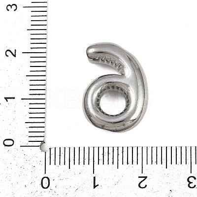 304 Stainless Steel Pendants STAS-P402-01P-06-1