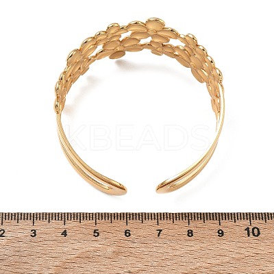 304 Stainless Steel Cuff Bangles SA-CBA46AF-33G-1