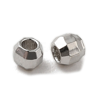 Brass Spacer Beads KK-P249-02A-P-1