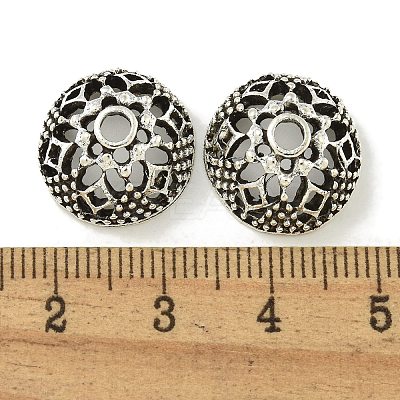 Tibetan Style Alloy Bead Caps FIND-U015-05AS-1