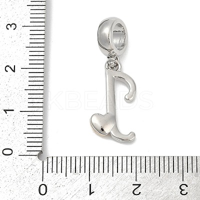 Brass European Dangle Charms LS-KK-Z097-01J-GP-1