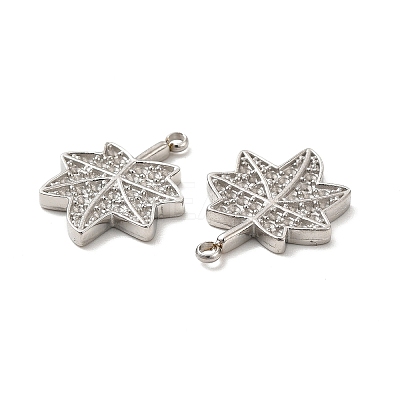 Non-Tarnish 304 Stainless Steel Pendant Rhinestone Settings STAS-F284-30P-1