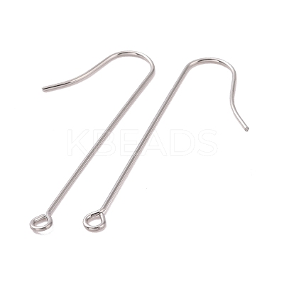 Tarnish Resistant 316 Surgical Stainless Steel Earring Hooks STAS-E027-02A-P-1