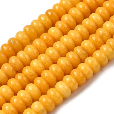 Dyed Natural White Jade Beads Strands G-G107-A23-01-1