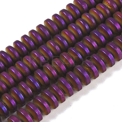 Electroplated Synthetic Non-magnetic Hematite Beads Strands G-E618-08H-1