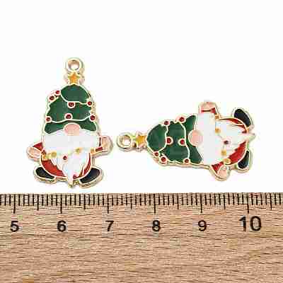 Christmas Alloy Enamel Pendants LS-X-ENAM-V002-02J-G-1