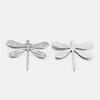 Tibetan Style Alloy Pendants TIBEP-38X49-AS-1