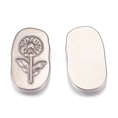 Tarnish Resistant 304 Stainless Steel Cabochons STAS-H109-02P-1