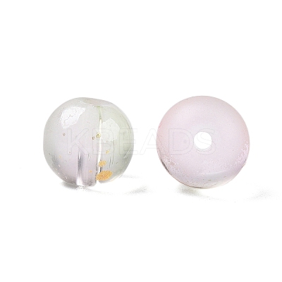 Frosted Baking Paint Glass Beads DGLA-N005-8mm-02-1