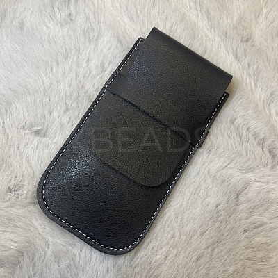 1Pc Rectangle PU Imitation Leather Single Watch Storage Bag DIY-CL0001-11B-1
