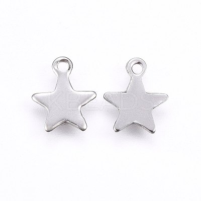 201 Stainless Steel Charms LS-STAS-E438-50P-1